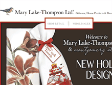 Tablet Screenshot of marylakethompson.com